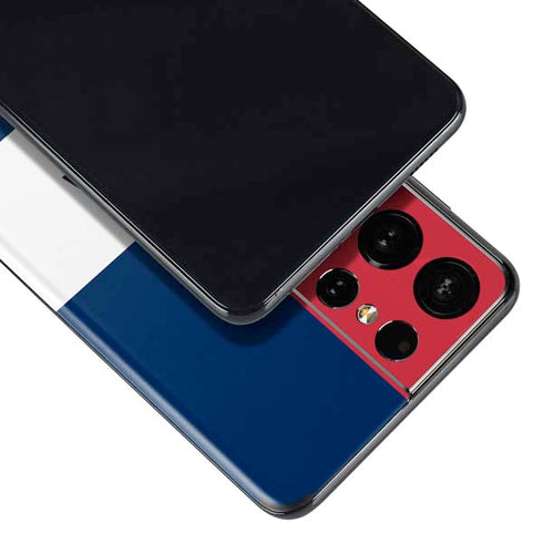 American Flag Color Block Galaxy S21 Ultra 5G Skin