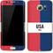 American Flag Color Block Galaxy S7 Edge Skin