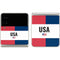 American Flag Color Block Galaxy Z Flip3 5G Skin