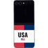 American Flag Color Block Galaxy Z Flip5 5G Skin