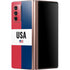 American Flag Color Block Galaxy Z Fold2 5G Skin