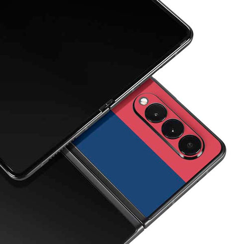 American Flag Color Block Galaxy Z Fold3 5G Skin