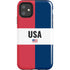 American Flag Color Block iPhone 11 Impact Case