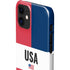 American Flag Color Block iPhone 12 Mini Lite Case