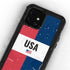 American Flag Color Block iPhone 12 Mini Waterproof Case