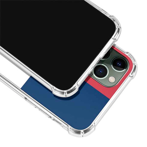 American Flag Color Block iPhone 12 Pro Clear Case