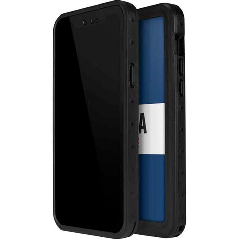 American Flag Color Block iPhone 12 Pro Waterproof Case