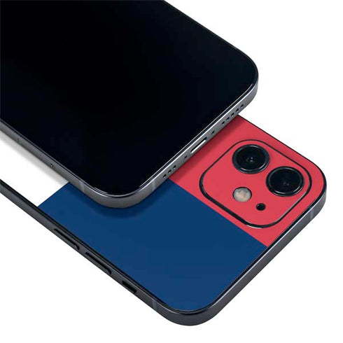 American Flag Color Block iPhone 12 Skin