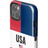 American Flag Color Block iPhone 14 Plus Impact Case