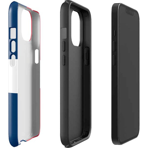 American Flag Color Block iPhone 14 Plus Impact Case