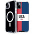 American Flag Color Block iPhone 14 MagSafe Case
