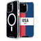American Flag Color Block iPhone 15 Pro MagSafe Case