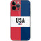 American Flag Color Block iPhone 14 Pro Max Skin
