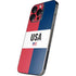 American Flag Color Block iPhone 14 Pro Max Skin