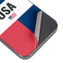 American Flag Color Block iPhone 14 Pro Max Skin