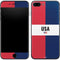 American Flag Color Block iPhone 8 Plus Skin