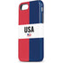 American Flag Color Block iPhone 8 Pro Case