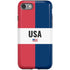 American Flag Color Block iPhone SE (2nd & 3rd Gen) Pro Case