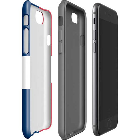 American Flag Color Block iPhone SE (2nd & 3rd Gen) Pro Case