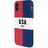 American Flag Color Block iPhone X Pro Case