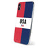 American Flag Color Block iPhone X Skin