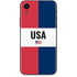American Flag Color Block iPhone XR Skin