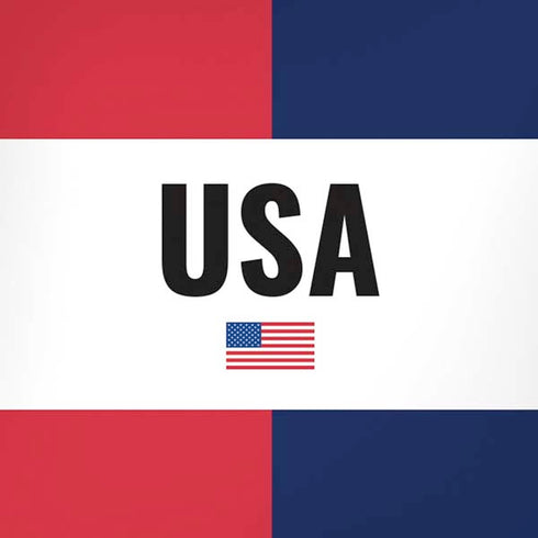 American Flag Color Block iPhone XR Skin