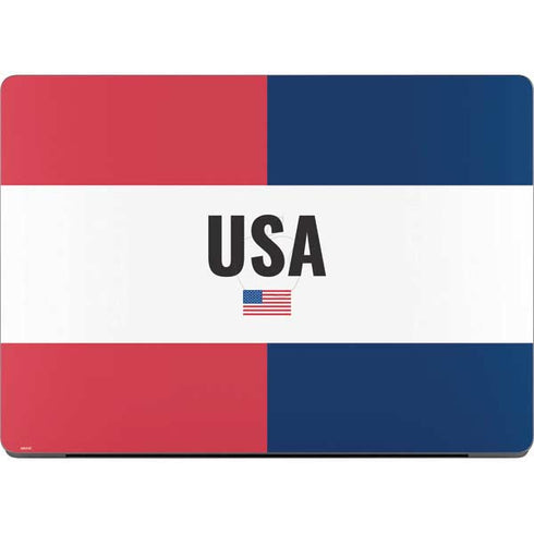 American Flag Color Block MacBook Pro 14in (2021-24) Skin