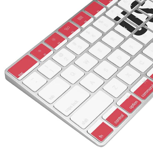 American Flag Color Block Magic Keyboard Skin