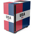 American Flag Color Block NZXT H510 Compact ATX Mid-Tower Case Skin
