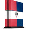 American Flag Color Block PS4 Console Skin
