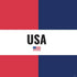 American Flag Color Block PS4 Pro/Slim Controller Skin