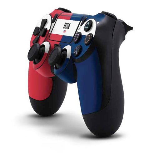 American Flag Color Block PS4 Pro/Slim Controller Skin