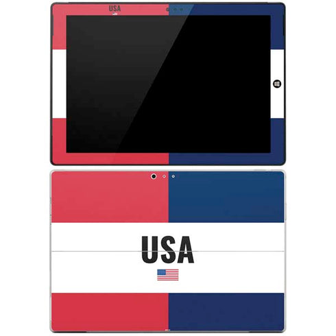 American Flag Color Block Surface Pro 3 Skin
