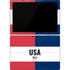 American Flag Color Block Surface Pro 7 Skin