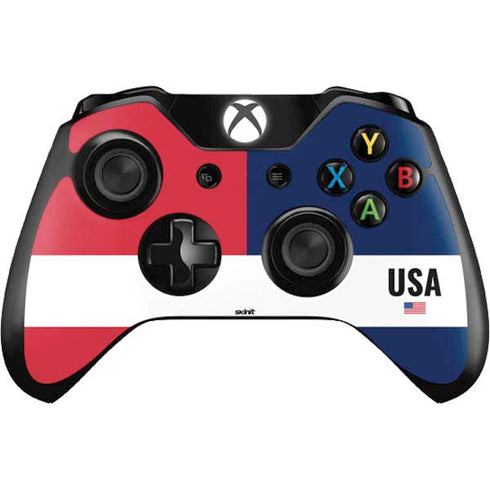 American Flag Color Block Xbox One Controller Skin