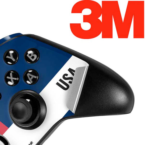 American Flag Color Block Xbox One Elite Controller Skin