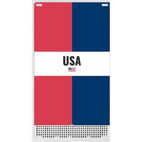 American Flag Color Block Xbox Series S Skins