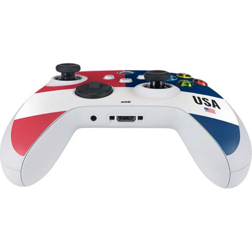 American Flag Color Block Xbox Series S Controller Skin