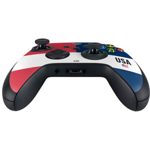 American Flag Color Block Xbox Series X Controller Skin
