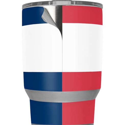 American Flag Color Block Yeti 20oz Tumbler Skin