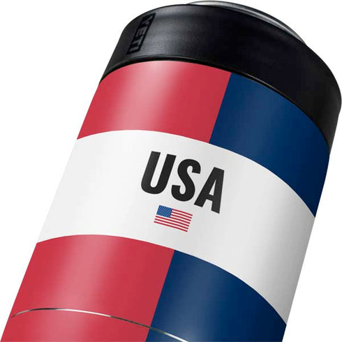 American Flag Color Block Yeti Colster Can Insulator Skin