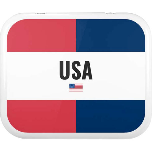 American Flag Color Block YETI Roadie 24 Hard Cooler Skin