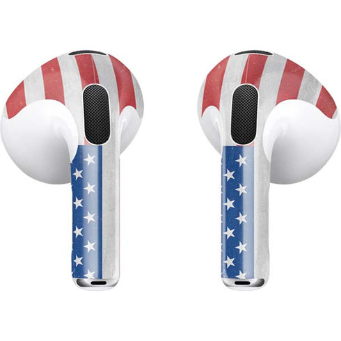 American Flag Distressed Apple AirPods (3rd Gen 2021) Skin