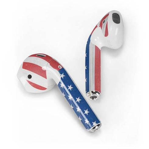 American Flag Distressed Apple AirPods Skin