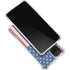 American Flag Distressed Galaxy A12 Clear Case