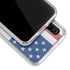 American Flag Distressed Galaxy A20 Clear Case