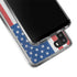 American Flag Distressed Galaxy A21 Clear Case