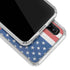 American Flag Distressed Galaxy A30 Clear Case