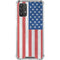 American Flag Distressed Galaxy A32 5G Clear Case